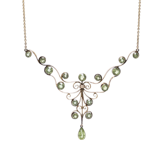 Antique Peridot 15k Gold Necklace | Classifieds for Jobs, Rentals, Cars,  Furniture and Free Stuff